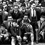 Capuchinos -Escolanía -1955 Circuito de Pamplona. Misa por los fallecidos.